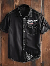 Herren-Kurzarm-Hemd mit Spritze ohne Impft